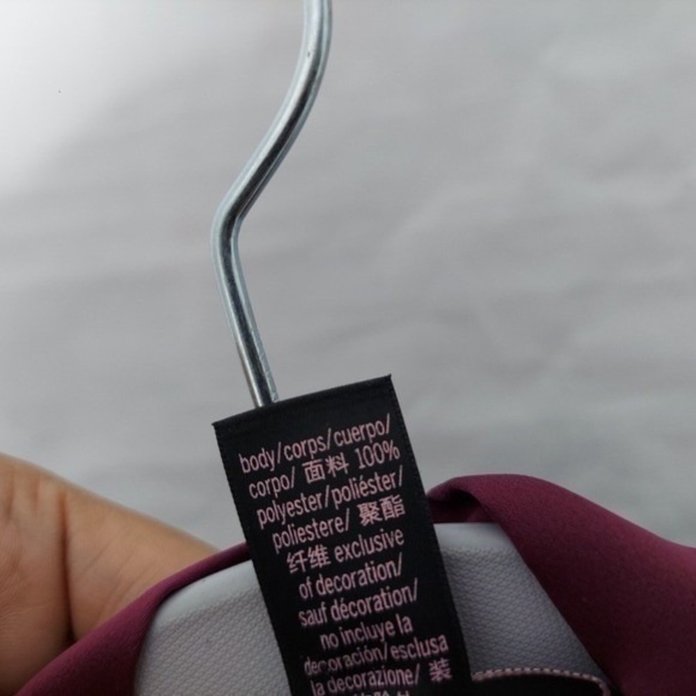 Victoria Secret Robe XS Purple Bridal Getting Ready Kimono Boudoir Satin Wrap - Picture 11 of 11
